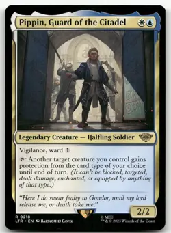 Pippin, Guard of the Citadel #218 (NM) Lord of the Rings LTR Magic MTG - Image 1