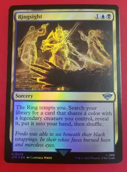 1x Ringsight | FOIL | LTR: Tales of Middle-Earth | MTG Magic Cards - Image 1