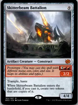 Skitterbeam Battalion 165 Mythic The Brothers' War Magic: The Gathering LP - Image 1