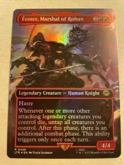 Eomer, Marshal of Rohan (Borderless) Foil Universes Beyond: the Lord of the Ring - Image 1