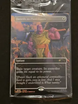 Swords to Plowshares (Borderless) (Magazine Insert) Media Promos Foil - Image 1