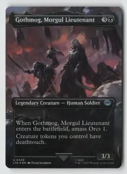 Gothmog, Morgul Lieutenant (Borderless) *Foil* LTR 429 NM-LP - Image 1