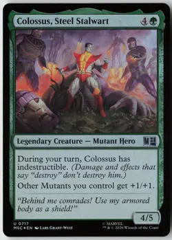 Colossus, Steel Stalwart (717) - Foil - Marvel Super Heroes Commander (MSC) - NM - Image 1