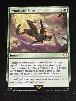 MTG Commander: LOTR Windswift Slice 0045 Rare - Image 1