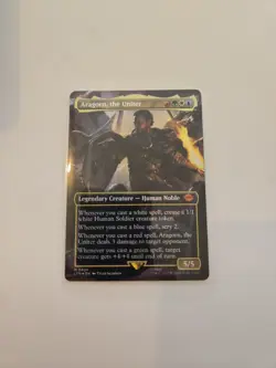Aragorn the Uniter Borderless Foil Universes Beyond Tales of Middle Earth LOTR - Image 2
