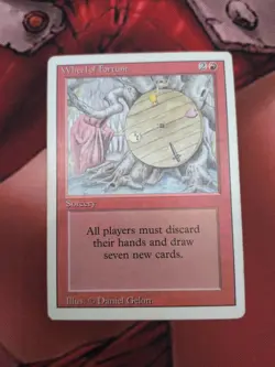 Mtg Wheel Of Fortune Revised Edition VG+ ( Reserved List ) - Image 1