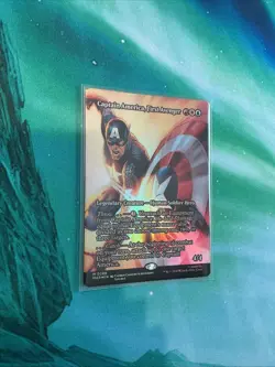 Captain America, First Avenger Borderless FOIL Marvel Super Heroes Mtg Mint 0088 - Image 1