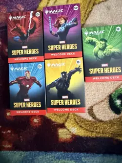 Magic: The Gathering Marvel Super Heroes Welcome Deck Lot 5 Spider-Man 13+ - Image 1