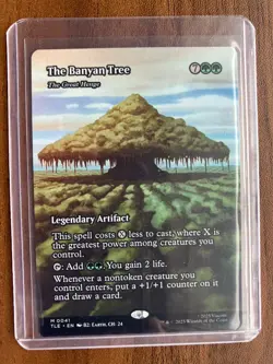 MTG The Banyan Tree Borderless Foil Mythic 0041 - Avatar the Last Airbender - Image 1