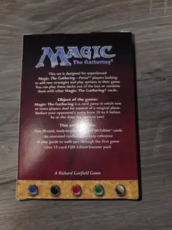 5th Edition 2 Player Starter Deck MTG - BOX ONLY - Image 2