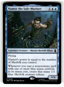 Namor the Sub-Mariner 69 Mythic MTG MSH NM - Image 2