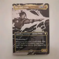 Fire Lord Azula (0313) (Borderless) Avatar: The Last Airbender Regular NM - Image 1