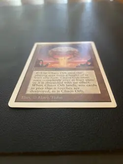 1993 Magic The Gathering Chaos Orb Unlimited Vintage MTG Reserved List LP - Image 3