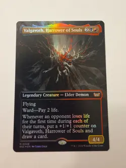 Valgavoth, Harrower of Souls - MTG - Borderless - Duskmourn - #6 - NM - Foil - Image 1