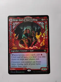 Birgi, God of Storytelling Kaldheim Foil Showcase #311 Rare 2021 - Image 1