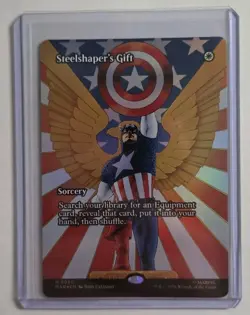 Steelshaper's Gift - Foil - Borderless M MTG Marvel Universe M/NM, English - Image 1