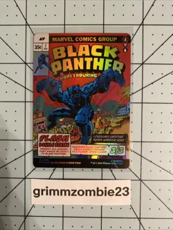 King T'Challa 0399 (Borderless Foil) Mythic Marvel Super Heroes - Image 2