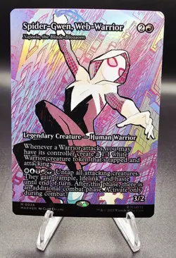 Spider-Gwen Web Warrior MTG Foil NM Marvel - Image 1