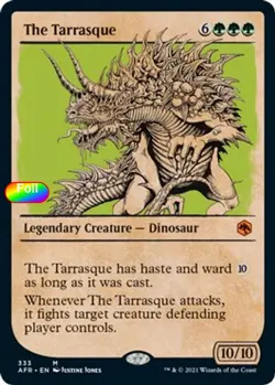 Foil The Tarrasque (Showcase) - 333 - NM - Adventures in the Forgotten Realms - Image 1