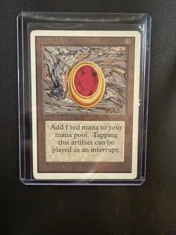 1993 MTG Unlimited Mox Ruby Power 9 Reserved List Lightly Played Vintage LP - Image 3