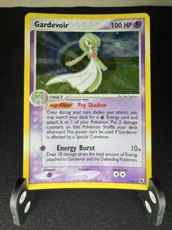 Gardevoir 7/109 EX Ruby Sapphire Base Battle Stadium Holo Rare Pokemon SWIRL - Image 1