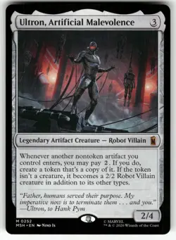 Ultron, Artificial Malevolence 252 Marvel Super Heroes Magic: The Gathering NM - Image 1