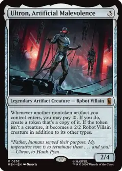 Ultron, Artificial Malevolence 252 Marvel Super Heroes Magic: The Gathering NM - Image 3