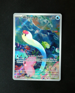 Pokemon Card - Wiglett 206/198 Scarlet & Violet Base - Illustration Rare - NM ⭐ - Image 1