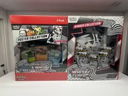 2x Sets Pokemon Black Bolt/White Flare Binder + Poster Collection Sam's Club NEW - Image 4