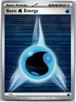 Basic Water Energy - Pokemon Holo NM - Image 1