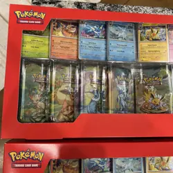Pokemon TCG: Prismatic Evolutions 8 Mini-Tins Promos Costco Lot Of 2 **IN HAND** - Image 2