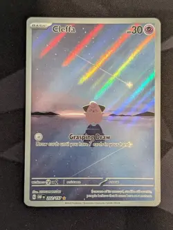 Cleffa - 202/197 - Illustration Rare NM, English Pokemon Obsidian Flames - Image 1
