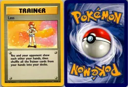Lass 75/102 Rare Base Set Unlimited Pokemon Lightly Played - Image 1
