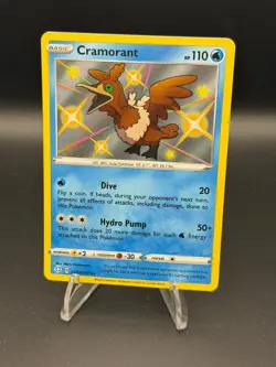 Cramorant SV030/SV122 Shiny Rare Shining Fates Shiny Vault Pokemon Near Mint - Image 1