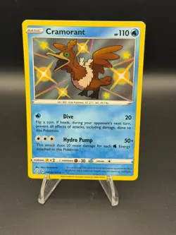 Cramorant SV030/SV122 Shiny Rare Shining Fates Shiny Vault Pokemon Near Mint - Image 1