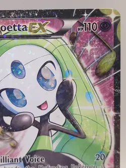 Meloetta EX RC25/RC25 - Rare Holo - Legendary Treasures Radiant Collection - DMG - Image 3