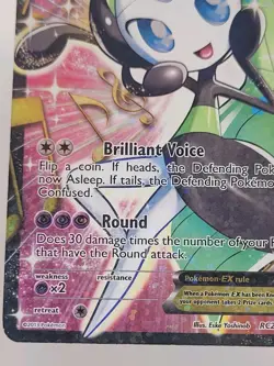 Meloetta EX RC25/RC25 - Rare Holo - Legendary Treasures Radiant Collection - DMG - Image 5