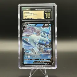 Pokemon Glaceon V 038/159 Crown Zenith Holo CGC Pristine 10 2023 ENG - Image 1