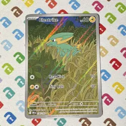 TCG Pokemon Electrike 196/182 Sv10: Destined Rivals Illustration Rare Holo EN - Image 1