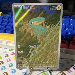 TCG Pokemon Electrike 196/182 Sv10: Destined Rivals Illustration Rare Holo EN - Image 2