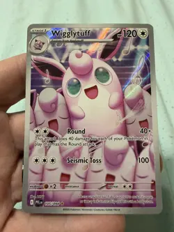 Pokemon TCG Wigglytuff 105/94 Phantasmal Flames Illustration Rare NM - Image 1