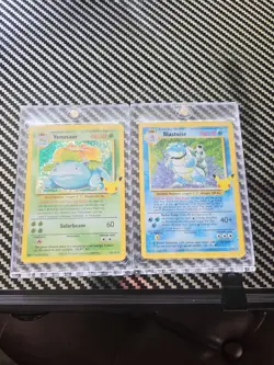 Pokemon Celebrations Blastoise & Venusaur Classic Collection Holo Near Mint - Image 1
