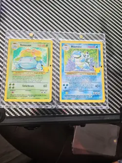 Pokemon Celebrations Blastoise & Venusaur Classic Collection Holo Near Mint - Image 3