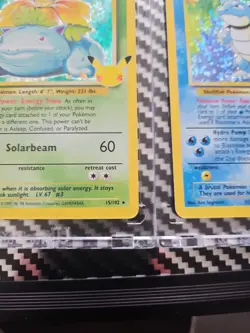 Pokemon Celebrations Blastoise & Venusaur Classic Collection Holo Near Mint - Image 4