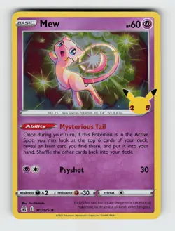 Mew 011/025 - Pokemon - Celebrations - Holo Rare - NM - Image 1