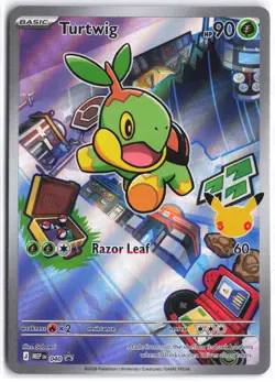 Turtwig 040 Holo Promo ME: Mega Evolution Promo Pokemon NM - Image 1