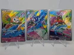 Popplio Rowlet Litten MEP 043 044 045 Pokemon 30th Anniversary First Partner - Image 1