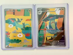 Pokemon Dreepy 247/217 & Drakloak 248/217 Lot Ascended Heroes Illustration Rares - Image 1