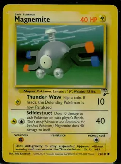 Magnemite Base Set 2 NM Pokemon TCG - Image 1