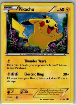 Pikachu (Collector Chest) XY89 Holo XY Promos - Pokemon Card - Creased - Image 1